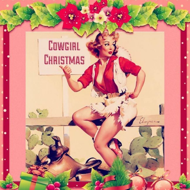 Cowgirl Christmas ad