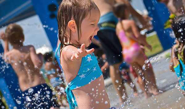 girl at Ravine Waterpark Paso Robles